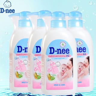 (COMBO 4 CHAI) Nước rửa bình sữa, Bình nước & rau quả Dnee 500ml