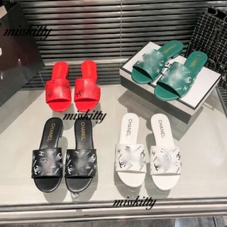 Dép sandal nữ đế bệt in chữ coco0619