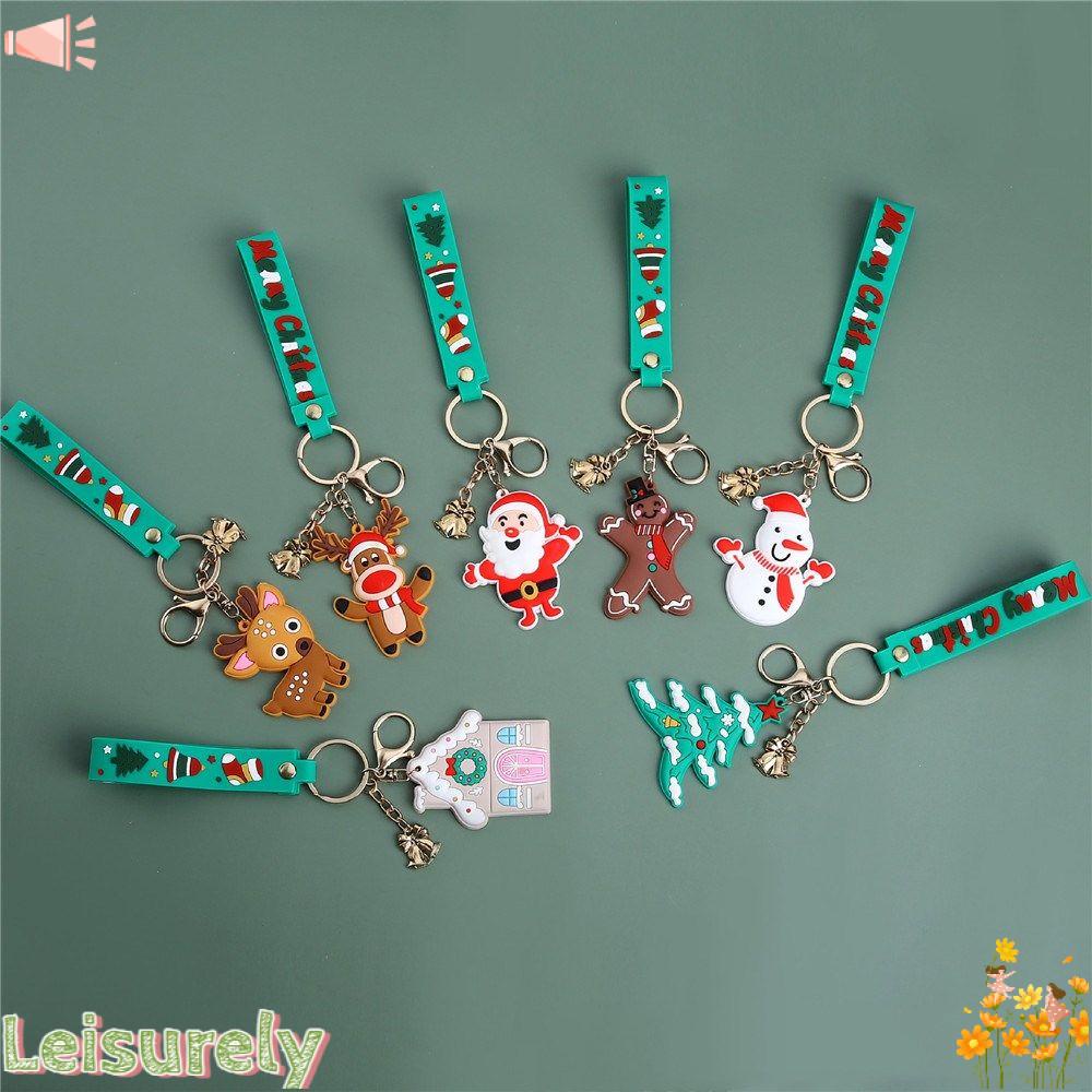 LEILY Móc Khóa Trang Trí Giáng Sinh Năm Mới