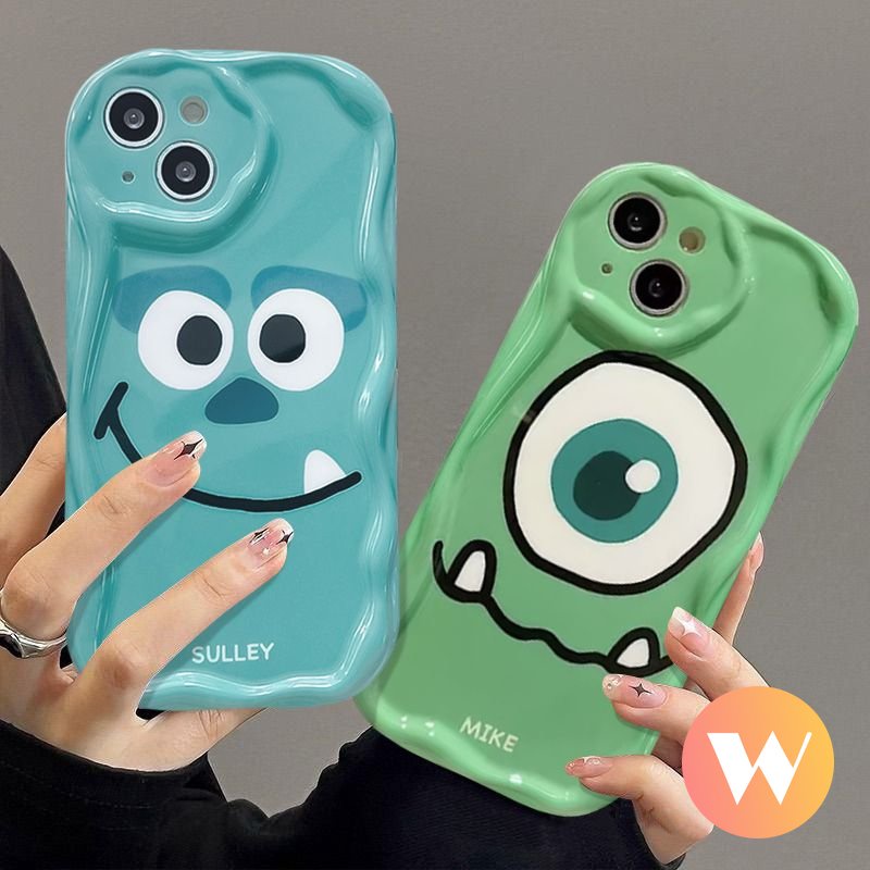 Ốp Điện Thoại Mềm Hình Quái Vật 3D Viền Cong Cho IPhone 7Plus 8 6s 6 7 Plus XR XS X Max SE 2020 11 13 12 14 Pro Max