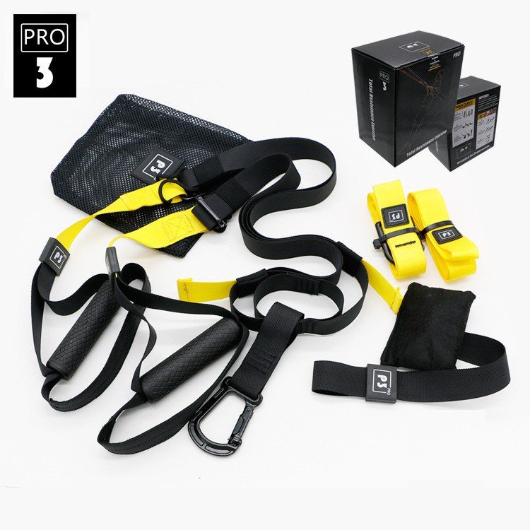 Bộ dây tập kháng lực đa năng TRX Suspension Training Pro P3 sử dụng cho cho tập Gym và Yoga CAO CẤP VHMART18