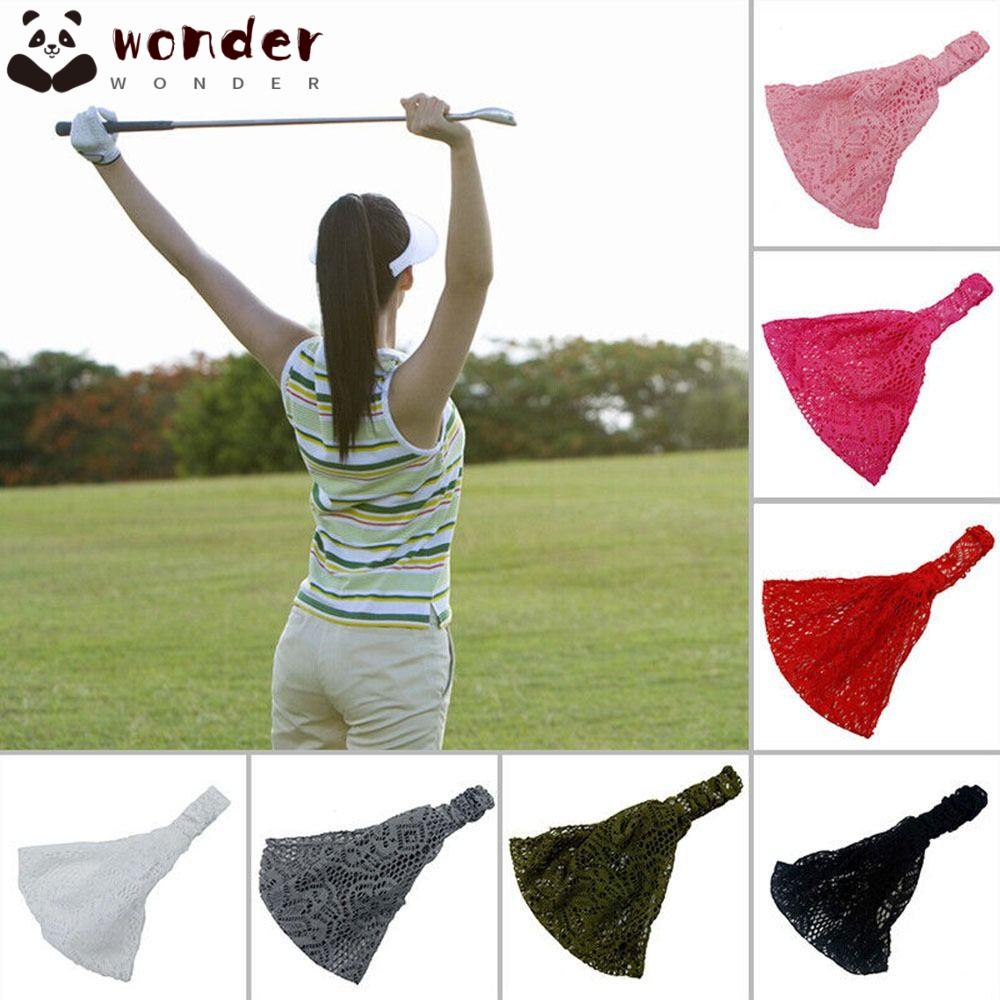 WONDER Băng Đô Ren Bản Rộng Co Giãn Phong Cách Thể Thao Mới Cho Nữ