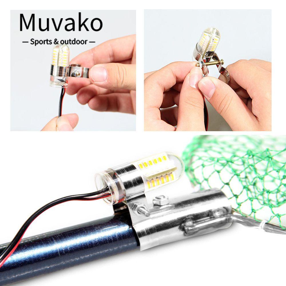MUVAKO Đèn Câu Cá Ánh Sáng Trắng / Trắng Ấm 12V