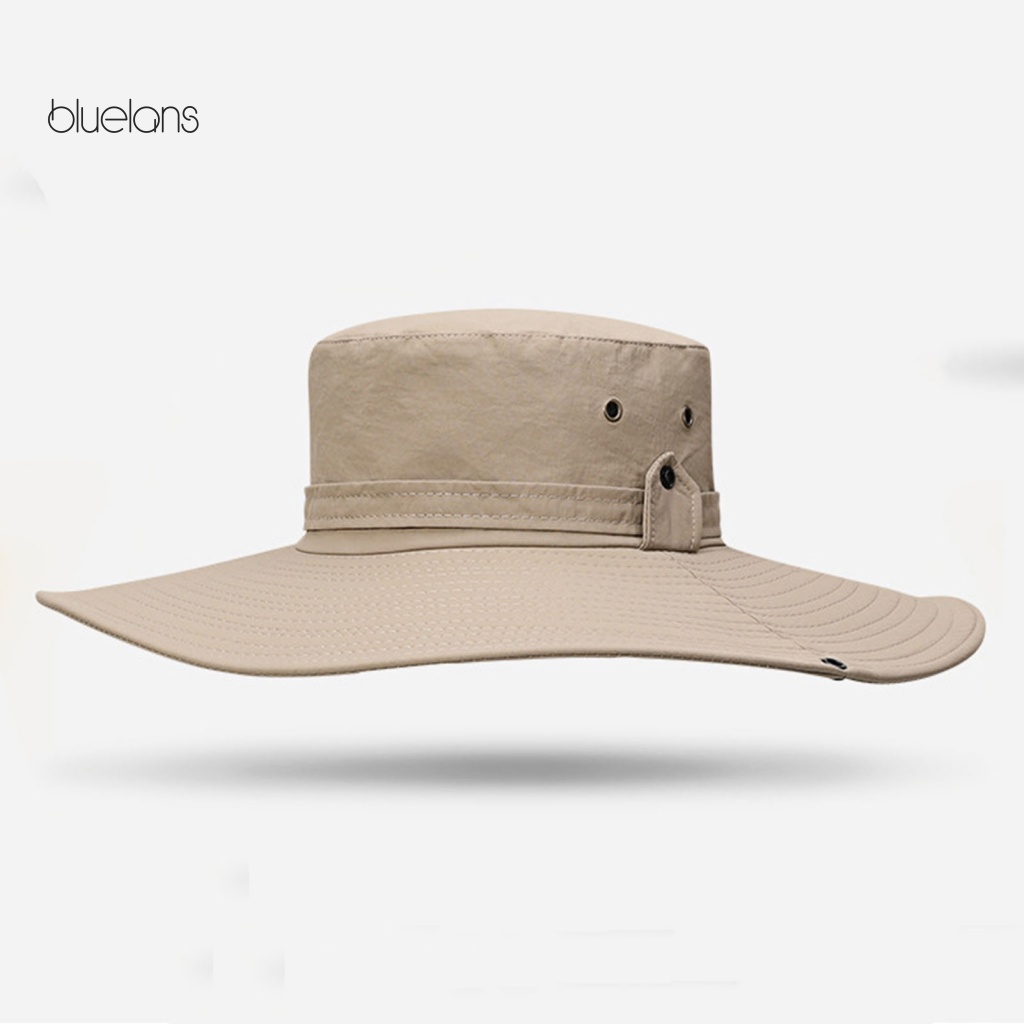 Nón Tai Bèo Vành Rộng Phối Lưới Thoáng Khí Chống Tia UV / Trầy Xước Thời Trang Cho Nam