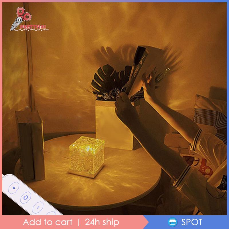 Đèn Ngủ Để Bàn Bằng Acrylic Thay Đổi Màu Sắc Độc Đáo