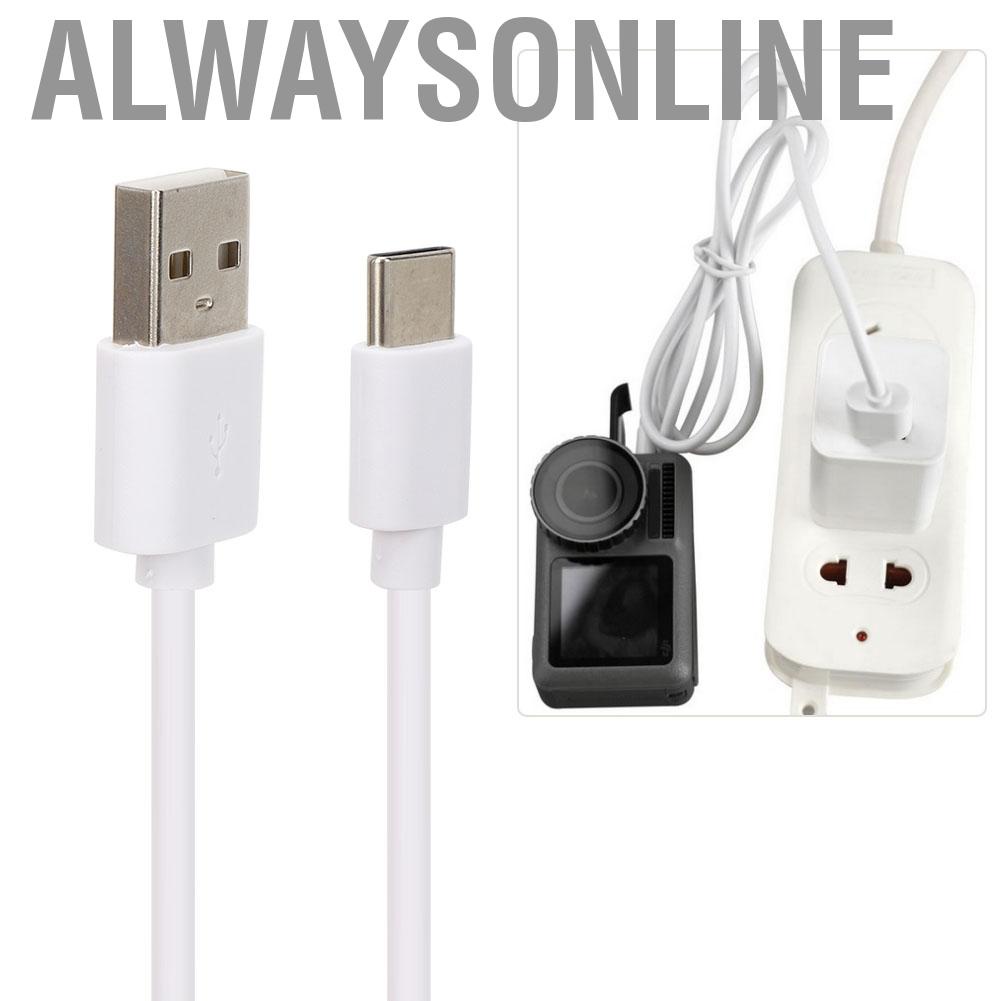 Alwaysonline 100CM Motion  USB Fast Charging Cable Type-C Interface for  OSMO ACTION