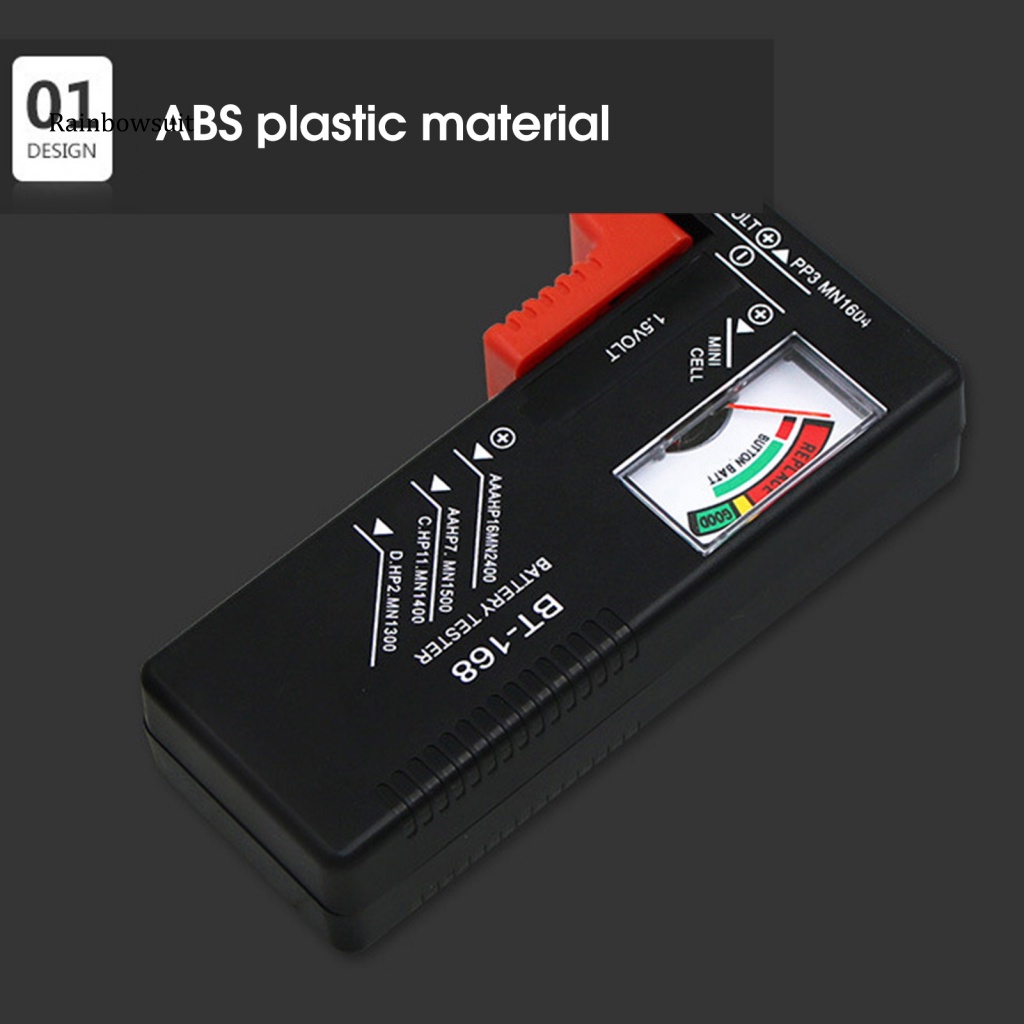 Thiết Bị Kiểm Tra Pin BT-168 Chuyên Nghiệp Không Cần Pin 1.5V 9V Độ Chính Xác Cao