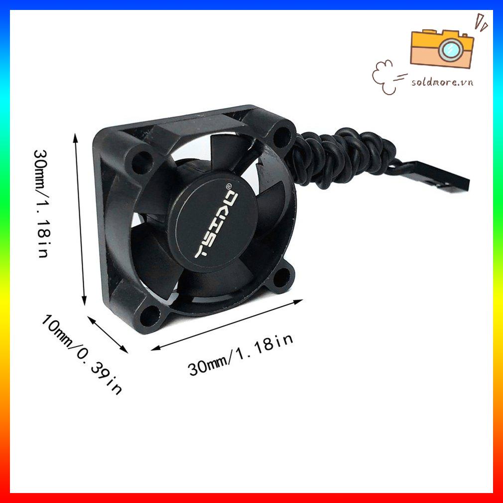 Chiếc YSIDO Mô Hình Xe Ô Tô Phụ Kiện 3010 Động Cơ Không Chổi Than Quạt Làm Mát 8.4V 22000 Vòng/phút Quạt Nhôm Có Động Cơ Làm Mát