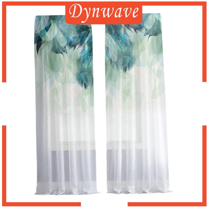 Rèm Cửa Họa Tiết Lông Công Trang Trí Phòng Ngủ