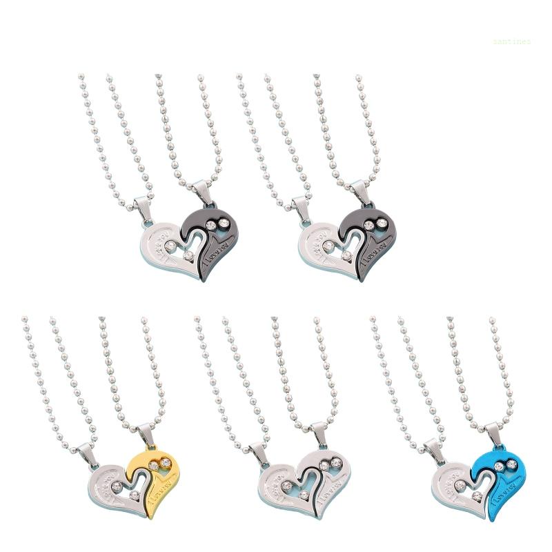 Vòng cổ Mặt Hình Trái Tim Cho Cặp Đôi