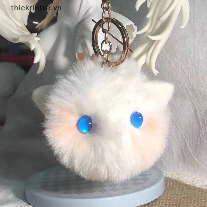 Móc Khóa Hình Mèo Nhồi Bông 8cm Đáng Yêu