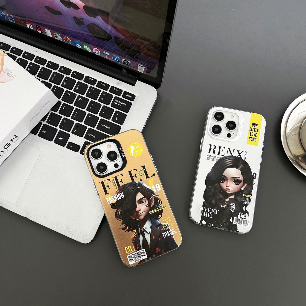 Ốp Điện Thoại tpu Silicon Mềm Trong Suốt Họa Tiết Thời Trang Hiện Đại Cho iPhone 14 13 12 PRO MAX 14 Plus