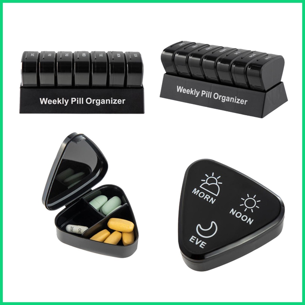 Hộp Đựng Thuốc Hàng Ngày 21 Ngăn Tiện Dụng