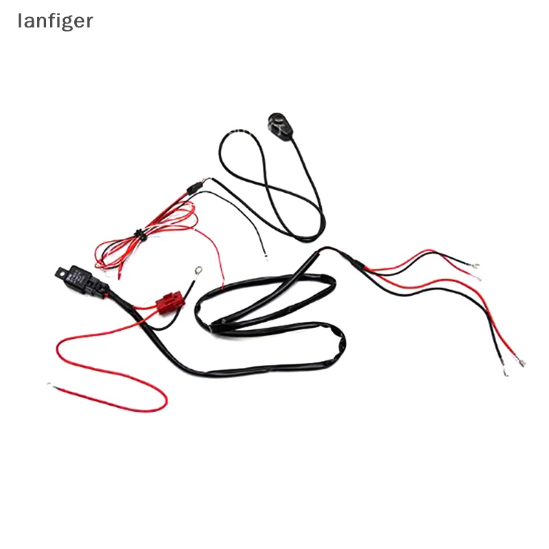 Bộ Dây Công Tắc Điều Khiển Đèn LED 12V Cho Xe Hơi