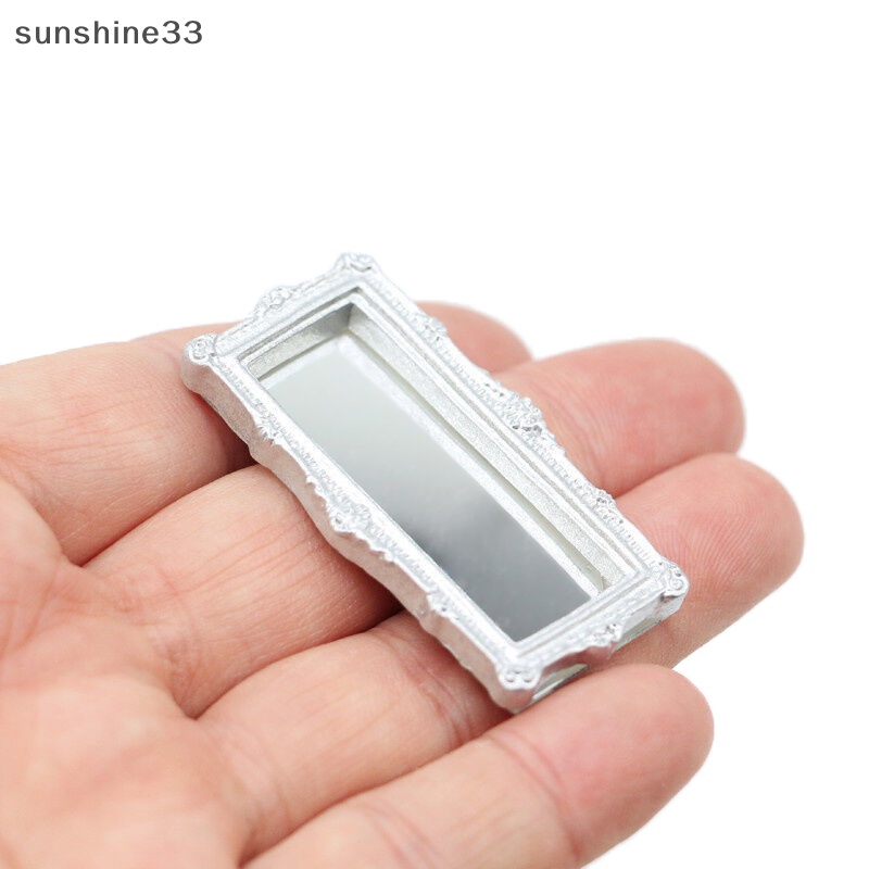 Gương Vuông Nhỏ Xinh Trang Trí Nhà Búp Bê Tỉ Lệ 1: 12
