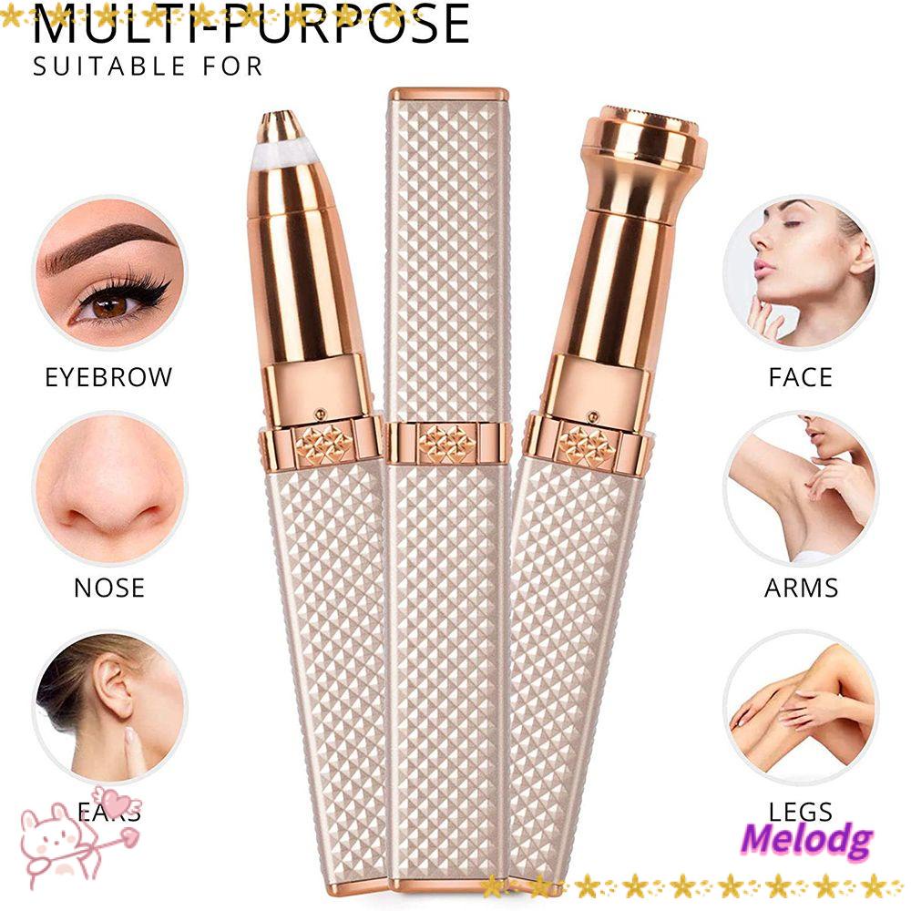 MELODG Máy Tỉa Lông Mày Không Đau Tích Hợp Đèn LED Cho Nữ