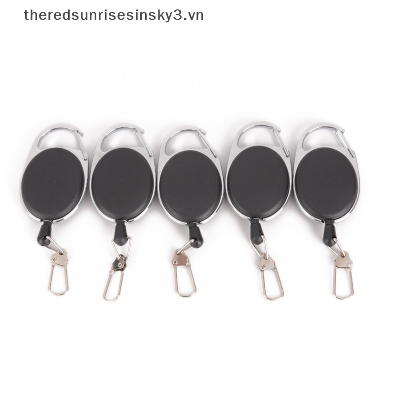 # # Thời Trang # Móc Chìa Khóa Bằng Thép Cuộn Dây Có Thể Thu Vào Dùng Ngoài Trời.