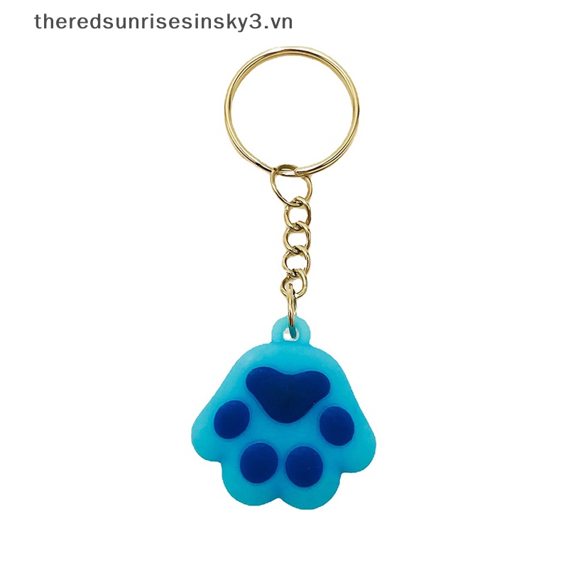 # # Móc Khóa Hình Móng Vuốt Mèo Bằng Silicon Dễ Thương Thời Trang Làm Quà Tặng Trang Sức Cho Nữ