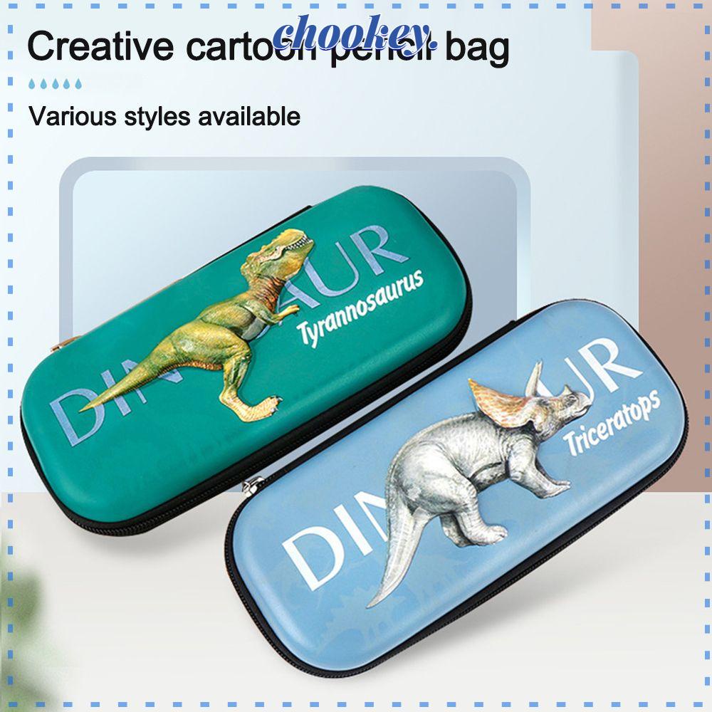 CHOOKEY Túi Đựng Bút Bằng EVA Hình Khủng Long Dễ Thương