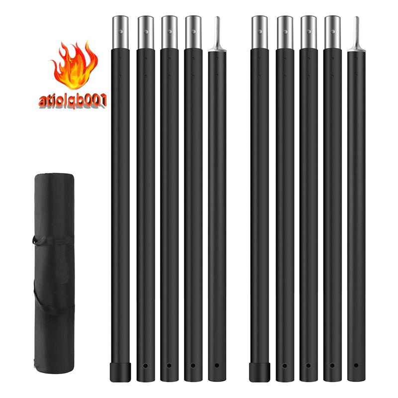 1 Bộ Cọc Cắm Lều 5 Khớp Nối Gọn Nhẹ Cho Hoạt Động Ngoài Trời