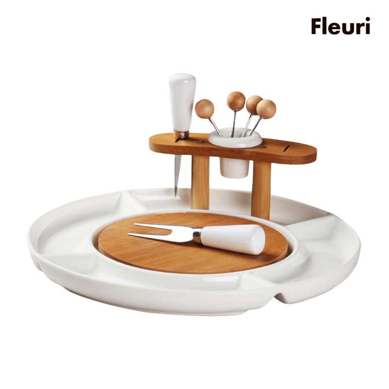 Bát Tròn Chia Ngăn Đựng Trái Cây Cho Nhà Hàng / Văn Phòng