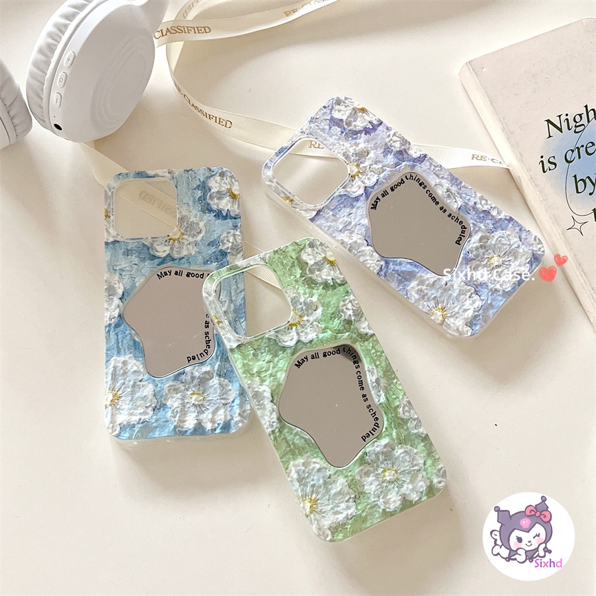 Ốp Lưng iPhone 8 7 6 6s Plus 11 14 13 12 Pro Max SE2020 X Xr Xs Max sixhd Ốp Điện Thoại Mềm Họa Tiết Hoa 3D Cho