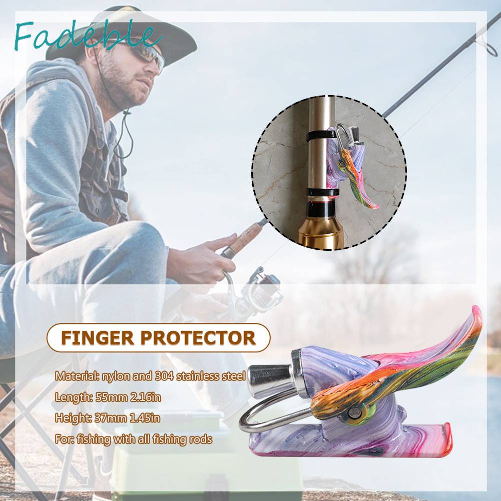 Dụng Cụ Bảo Vệ Ngón Tay Khi Câu Cá / Đi Biển Màu Đen