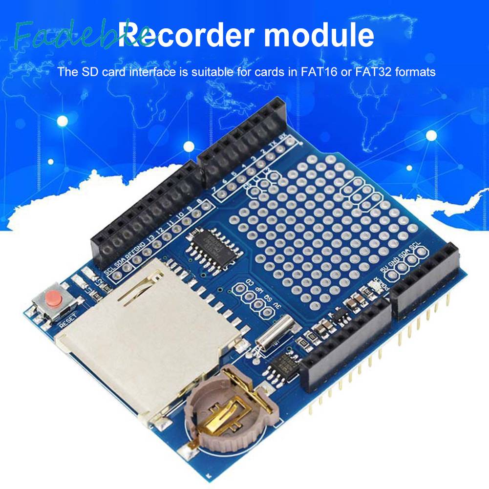 Mô-đun Điều Chỉnh Máy Ghi Âm Logger Shield XD-204 Onboard 3.3V