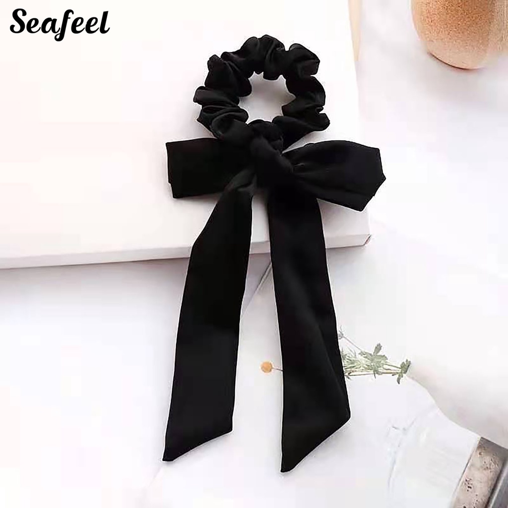 Dây Buộc Tóc Họa Tiết Caro Thanh Lịch Cho Nữ