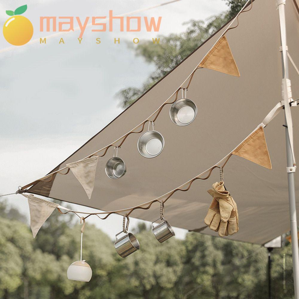 MAYSHOW Dây Treo Đồ Dùng Cắm Trại Tiện Dụng