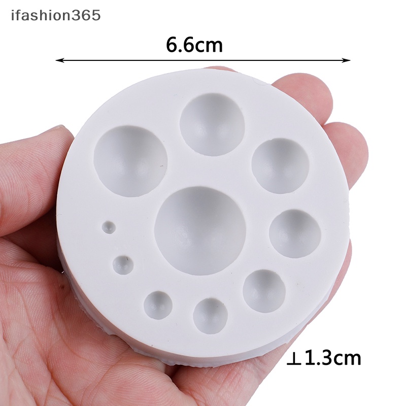 Khuôn Silicon Làm Bánh Kẹo / Sô Cô La / Đá Viên Hình Tròn Thời Trang ifashion365