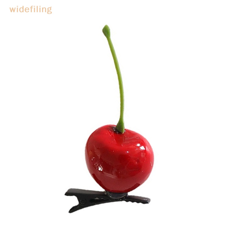 Kẹp Tóc Mái Bằng Hợp Kim Hình Trái Dâu / Cherry Tangerine Dễ Thương Cho Nữ