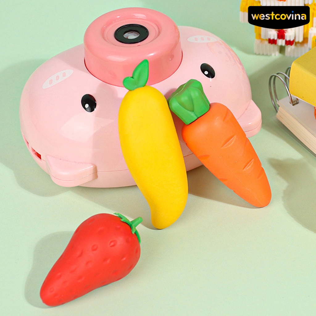 [WSTN]✎Bộ 2 Hộp Gôm Tẩy Thiết Kế Hoạt Hình Không Để Lại Dấu Vết