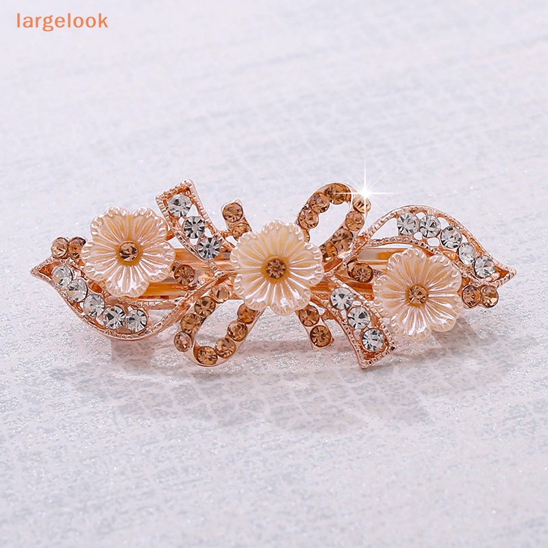 Kẹp Tóc Đính Đá Hình Bông Hoa Thời Trang Dành Cho Nữ