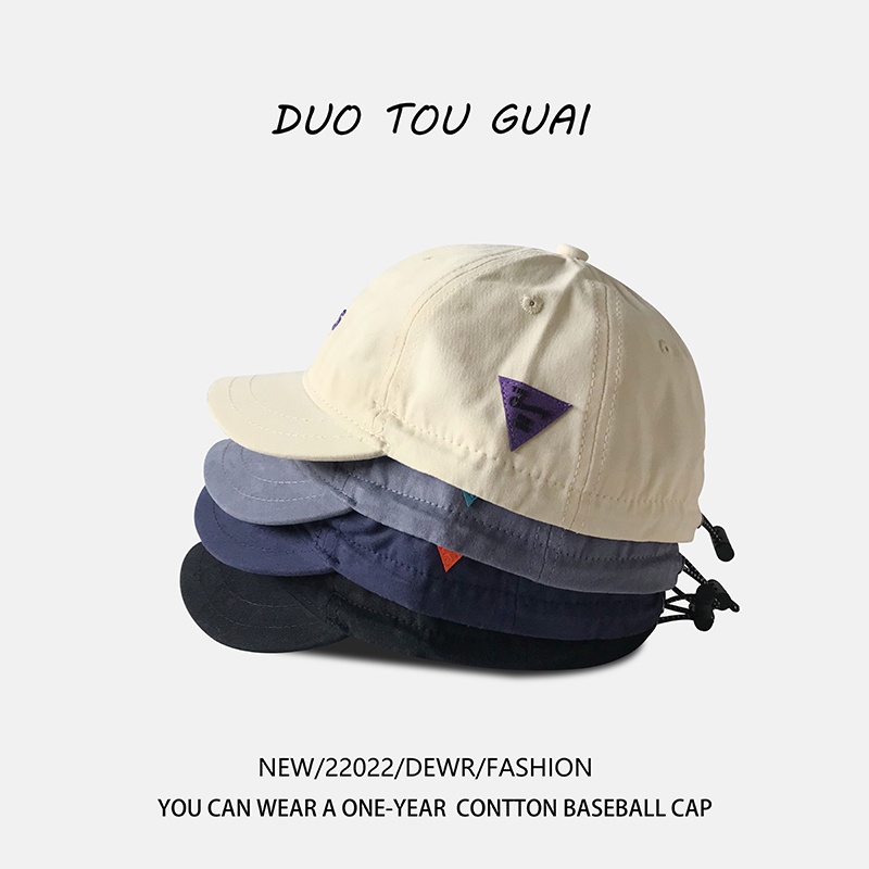 Mũ Lưỡi Trai Co Giãn Tốt Thêu Họa Tiết Phong Cách Retro Thời Trang Xuân Hè Cho Nam Và Nữ