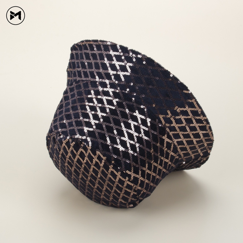 Nón Tai Bèo Chống Nắng Mẫu Mới 2023 Đính Kim Sa Lấp Lánh Thời Trang Đường Phố