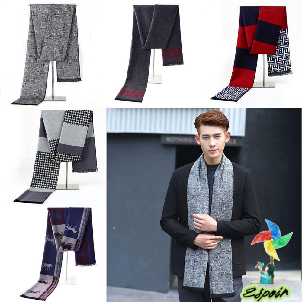 ESPO Khăn Choàng Cổ Giữ Ấm Mềm Mại Chất Lượng Cao Cho Nam