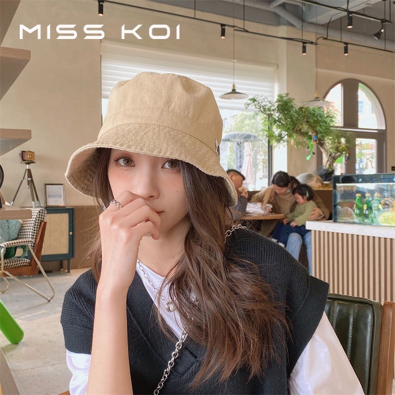 Nón Tai Bèo Chống Nắng Màu Trơn Phong Cách Nhật Bản Thời Trang Xuân Hè Mới Cho Nữ