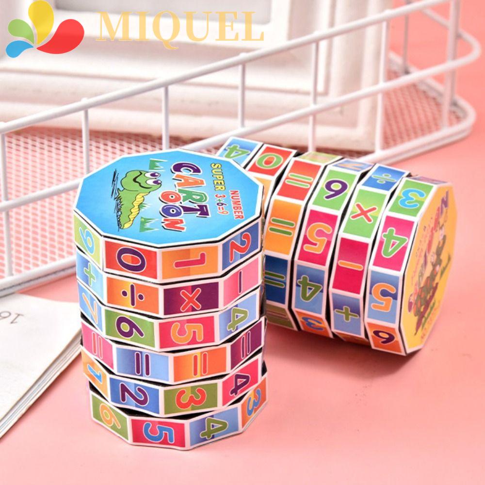 Khối Rubik Hình Trụ Bằng Nhựa Nhiều Màu Sắc Có Thể Tháo Rời Hỗ Trợ Dạy Toán Sớm Cho Bé Mẫu Giáo DIY