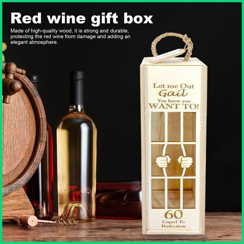 Hộp Quà Tặng Bảo Vệ Chai Nước Uống Có Tay Cầm Họa Tiết Lưới Nhỏ Gọn Thích Hợp Làm Quà Sinh Nhật Jwvn