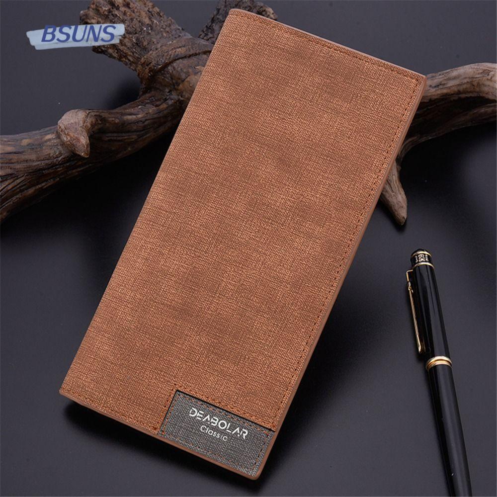 BSUNS Ví Da Dài Thời Trang Chất Liệu Da PU