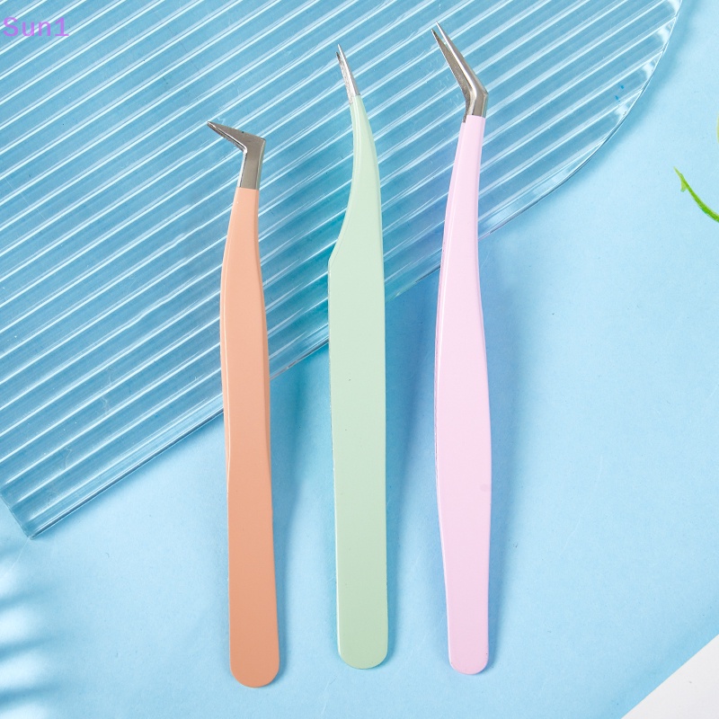 1 Nhíp Gắn Mi Giả Bằng Thép Không Gỉ Chống Tĩnh Điện Độ Chính Xác Cao