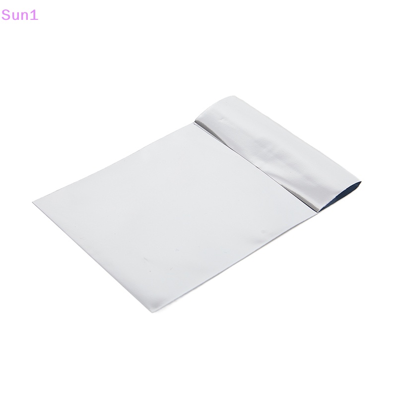 Sun1 > Túi Zip Lá Nhôm Phẳng Có Thể Đóng Lại Chống Nước Đựng Thẻ Màu Bạc Bảo Vệ Tốt