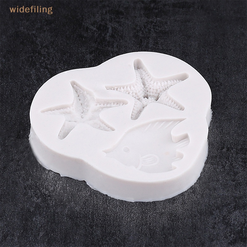 Khuôn silicone Tạo Hình Làm Bánh Hình Cá Ngựa / Sao Biển DIY