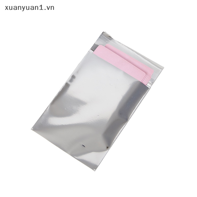 Túi Zip Màng Bạc Đựng Thẻ Chống Thấm Nước Có Thể Đóng Lại Tiện Dụng