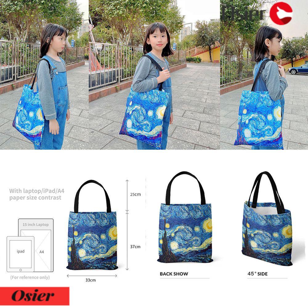 OSIER1 Túi Tote Cỡ Lớn Chất Liệu Thân Thiện Với Môi Trường Thời Trang Cho Nữ