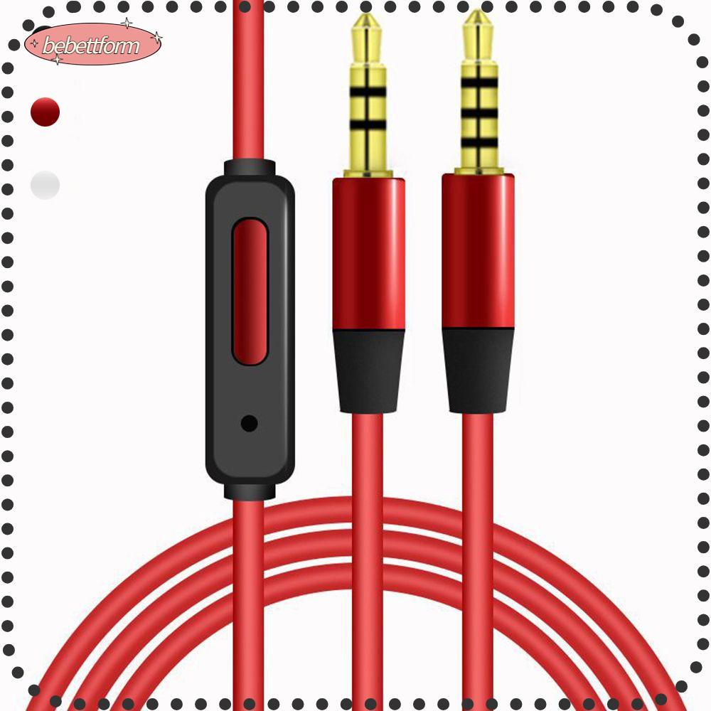 BEBETTERM Dây Cáp Âm Thanh 1.2m Kèm Mic Chuyên Dụng Cho Xe Hơi