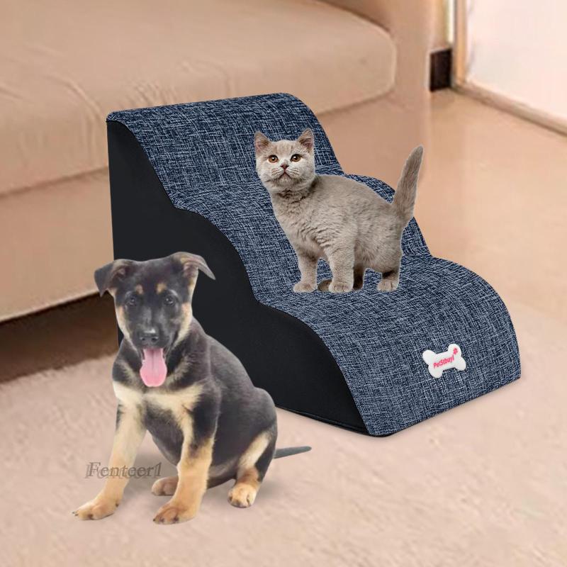 Bậc Thang Leo Trong Nhà Di Động Chống Trượt Có Thể Giặt Sạch Cho Thú Cưng