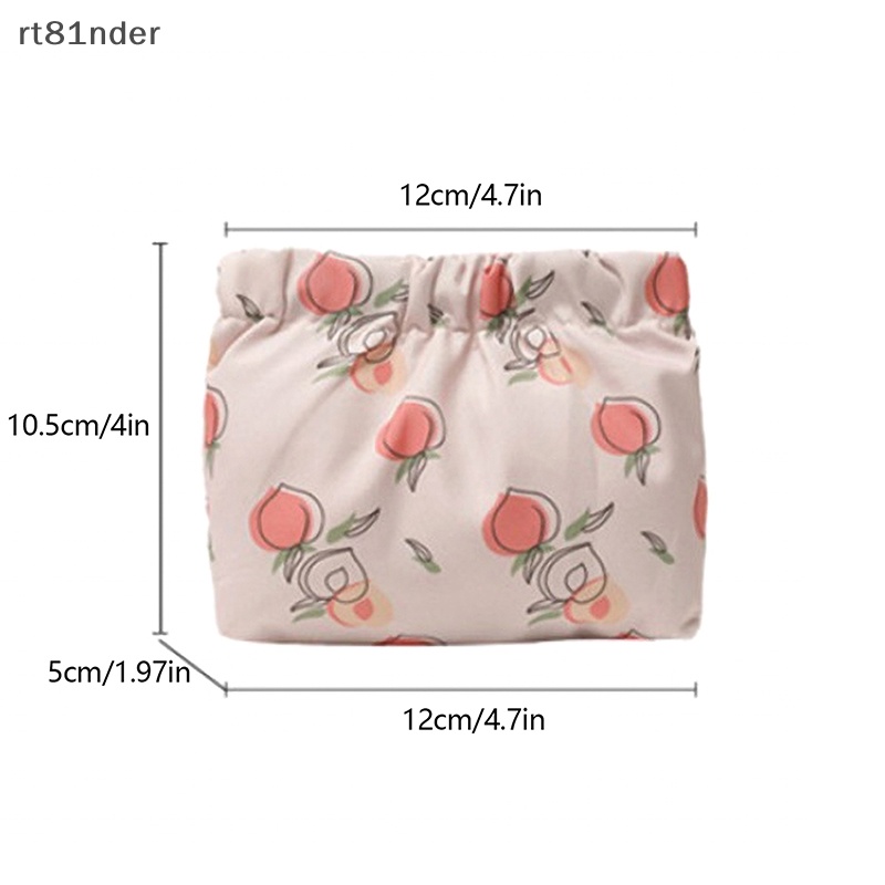 Rt Túi Đựng Khăn Giấy / Tiền Xu / Dây Cáp Dữ Liệu Mini Dễ Thương Nhỏ Gọn Cho Nữ n