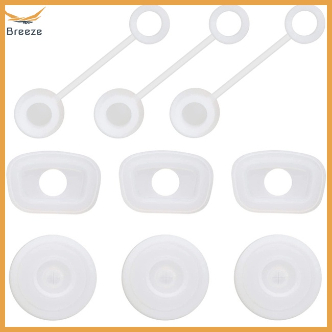 Bộ 9 Nắp Đậy Cốc Nước Bằng Silicone Chống Tràn Chống Bụi Tái Sử Dụng Tiện Lợi 1.0 20oz / 30oz